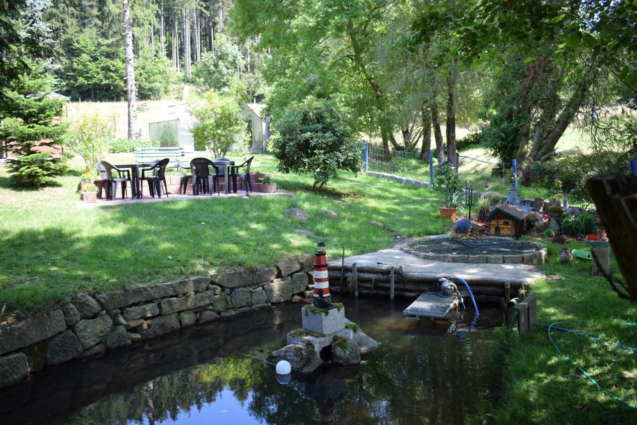 Ferienwohnung Waldmuehle Saupsdorf ภายนอก รูปภาพ